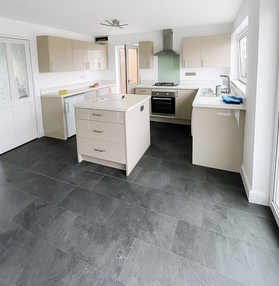 Bespoke kitchen design and installation by Langan’s Solutions, Midlands home improvement specialists.